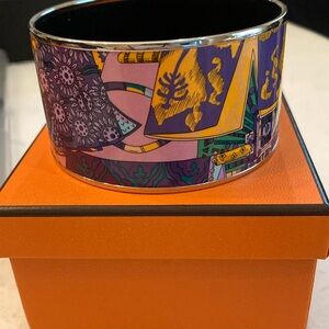 Hermes Purple and Yellow Women's Bracelet